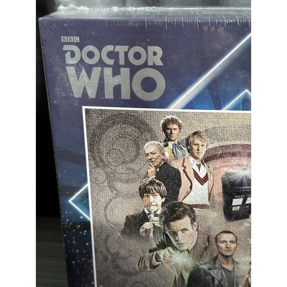 Doctor Who Sealed Vintage Lot Of 2 1000 Piece‎ Puzzles — VERY RARE- BRAND NEW
